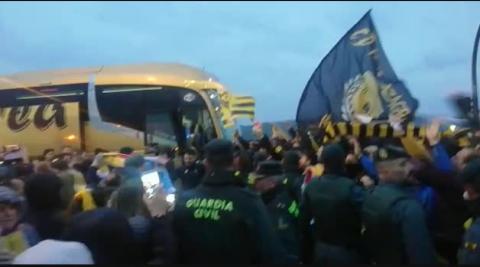 Llegada de la Peña Azagresa a La Planilla Llegada de la Peña Azagresa a La Planilla
