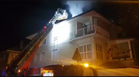 Incendio en una vivienda de la calle Eguzki de Mutilva Alta Incendio en una vivienda de la calle Eguzki de Mutilva Alta