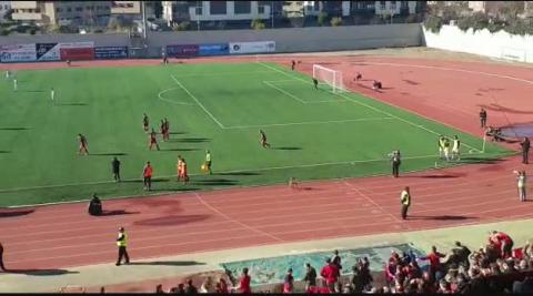 Celebración del gol de Chimy Ávila para remontar el partido