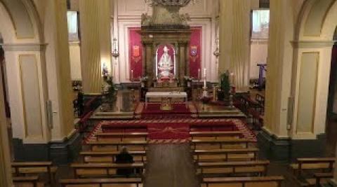 En directo: misa especial presidida por el arzobispo desde la capilla de San Fermín En directo: misa especial presidida por el arzobispo desde la capilla de San Fermín