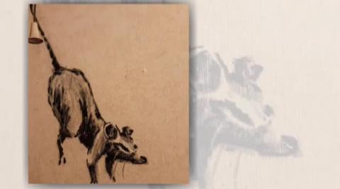 Bansky reaparece durante el confinamiento con una obra de arte en el baño de su casa Bansky reaparece durante el confinamiento con una obra de arte en el baño de su casa
