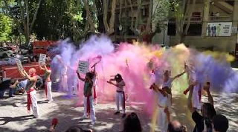 Protesta en Pamplona para pedir el final de las corridas de toros Protesta en Pamplona para pedir el final de las corridas de toros