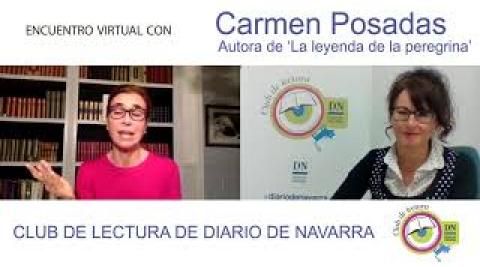 Encuentro virtual del Club de Lectura de Diario de Navarra con la escritora Carmen Posadas Encuentro virtual del Club de Lectura de Diario de Navarra con la escritora Carmen Posadas