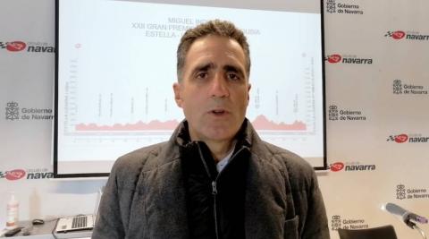 Entrevista a Miguel Indurain en la presentación del recorrido del Gran Premio que lleva su nombre