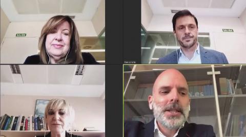 Participantes en el Foro DN en vivo sobre teletrabajo