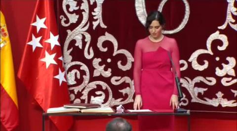 Isabel Díaz Ayuso toma posesión como presidenta de la Comunidad de Madrid Isabel Díaz Ayuso toma posesión como presidenta de la Comunidad de Madrid