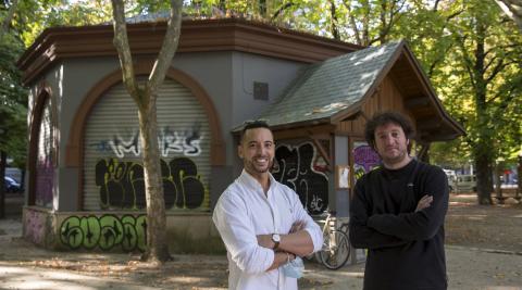 Jorge García y Javier Arriazu, hosteleros que van a tomar las riendas del bar Bosquecillo Jorge García y Javier Arriazu, hosteleros que van a tomar las riendas del bar Bosquecillo
