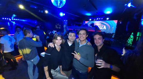Interior de la discoteca Canalla, esta madrugada