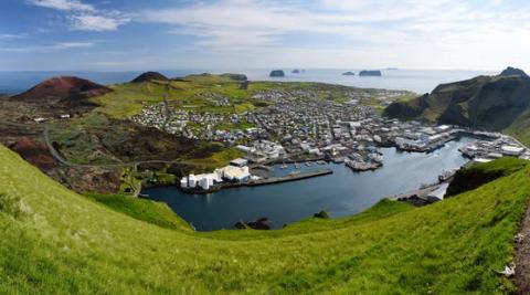 Heymaey, en las islas Vestmann (Islandia)