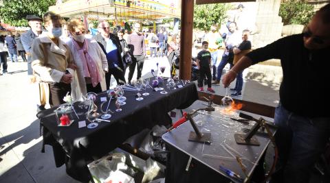 A lo largo de las ferias ha habido demostraciones de varios oficios