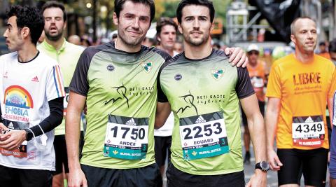 behobia Ander Olaizola Echegaray y Fernando Echegaray López, Lesaka