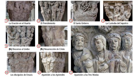 Capiteles de la Catedral de Tudela Capiteles de la Catedral de Tudela