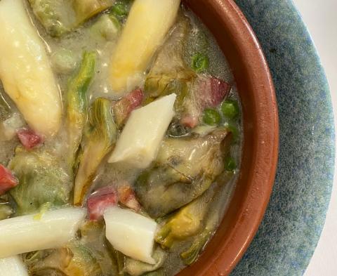 'Menestra de los 4 ases' del restaurante Topero 'Menestra de los 4 ases' del restaurante Topero