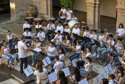 Alumnos de la Escuela-Conservatorio Fernando Remacha.