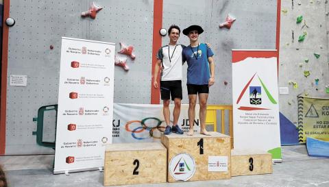 escalada2 Iker Carrera y Unax Uterga, protagonistas absolutos en velocidad