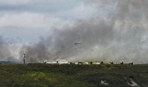 Vídeo del incendio en Badostáin (II)