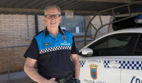 Juan Cruz Ruiz, jefe de la Policía Local de Tudela Juan Cruz Ruiz, jefe de la Policía Local de Tudela