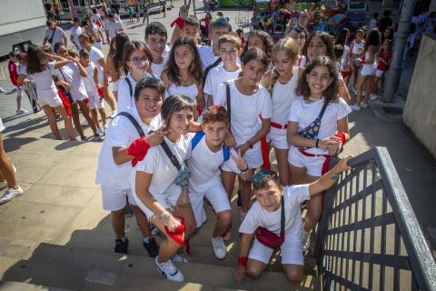 Fotos del cohete de fiestas de Beriáin.