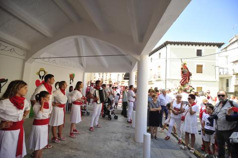 Fotos de la procesión de Santa Fe en Caparroso