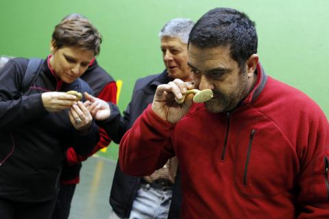 Asistentes al Día del Hongo en una de las ediciones Asistentes al Día del Hongo en una de las ediciones