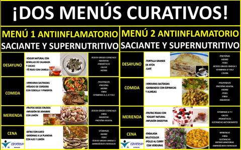 Dos menús curativos Angulo