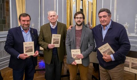 Desde la izda.: Juan Ramón Corpas, Jesús Mauleón, Javier Yániz y Víctor Manuel Arbeloa Desde la izda.: Juan Ramón Corpas, Jesús Mauleón, Javier Yániz y Víctor Manuel Arbeloa