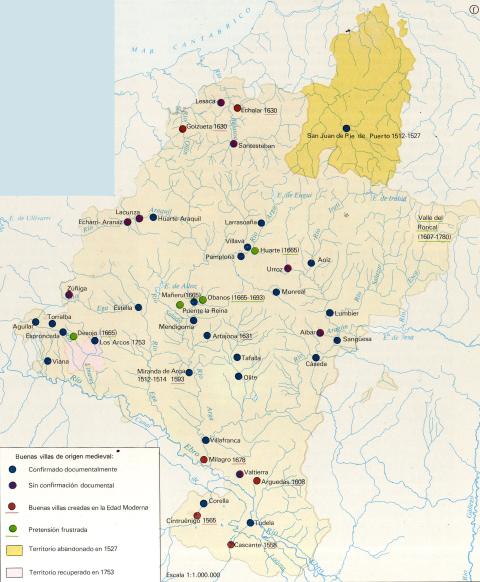 Navarra, tras el abandono de la Merindad de Ultrapuertos Navarra