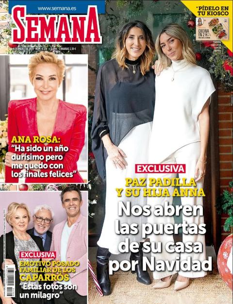 portada-semana-paz-padilla Portada de la revista 'Semana' del miércoles 28 de diciembre de 2022