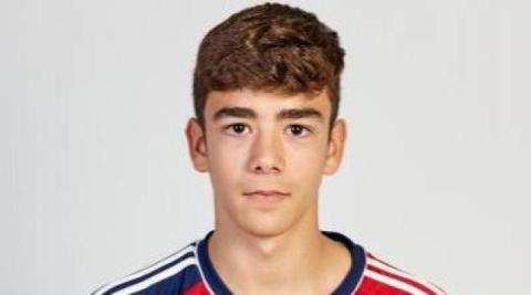 asier-bonel Doblete de Asier Bonel en su debut con la sub 15