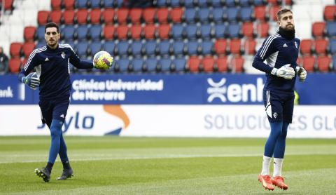 Sergio Herrera y Aitor Fernández Osasuna - Atlético en directo