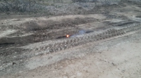 Caída de un cable de alta tensión en Tudela