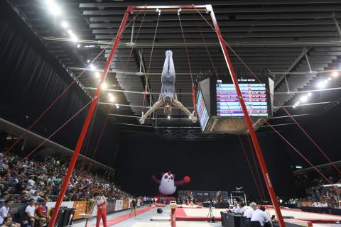 Campeonato de España individual, clubes y autonomías y el Nacional Base de Gimnasia Artística en Navarra Arena Campeonato de España individual, clubes y autonomías y el Nacional Base de Gimnasia Artística en Navarra Arena