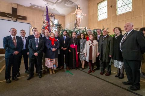 Fotos del nuevo paso del Cristo Resucitado de Pamplona.