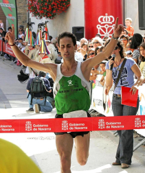 Resumen gráfico de las cinco ediciones de la Roncesvalles-Zubiri