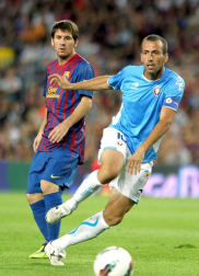 El Barcelona ha arrollado a Osasuna en el partido que han disputado este sábado en el Camp Nou