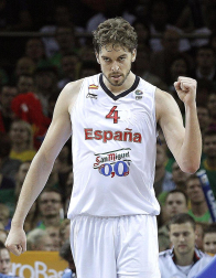 Final del Eurobasket de Lituania 2011 disputada entre España y Francia con victoria española por 98-85.