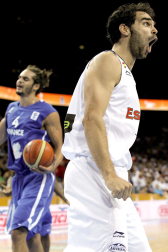 Final del Eurobasket de Lituania 2011 disputada entre España y Francia con victoria española por 98-85.