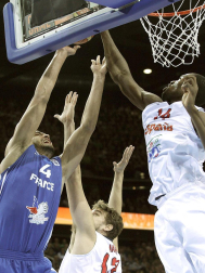 Final del Eurobasket de Lituania 2011 disputada entre España y Francia con victoria española por 98-85.
