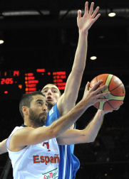 Final del Eurobasket de Lituania 2011 disputada entre España y Francia con victoria española por 98-85.