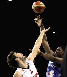 Final del Eurobasket de Lituania 2011 disputada entre España y Francia con victoria española por 98-85.