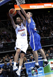 Final del Eurobasket de Lituania 2011 disputada entre España y Francia con victoria española por 98-85.