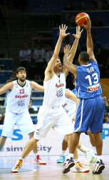 Final del Eurobasket de Lituania 2011 disputada entre España y Francia con victoria española por 98-85.