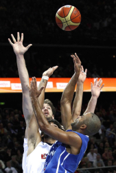 Final del Eurobasket de Lituania 2011 disputada entre España y Francia con victoria española por 98-85.