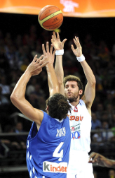 Final del Eurobasket de Lituania 2011 disputada entre España y Francia con victoria española por 98-85.