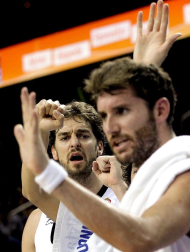 Final del Eurobasket de Lituania 2011 disputada entre España y Francia con victoria española por 98-85.