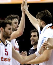 Final del Eurobasket de Lituania 2011 disputada entre España y Francia con victoria española por 98-85.