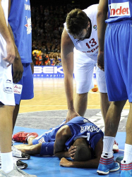 Final del Eurobasket de Lituania 2011 disputada entre España y Francia con victoria española por 98-85.