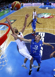 Final del Eurobasket de Lituania 2011 disputada entre España y Francia con victoria española por 98-85.