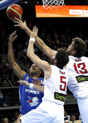 Final del Eurobasket de Lituania 2011 disputada entre España y Francia con victoria española por 98-85.