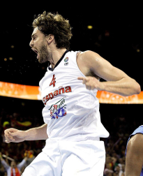 Final del Eurobasket de Lituania 2011 disputada entre España y Francia con victoria española por 98-85.